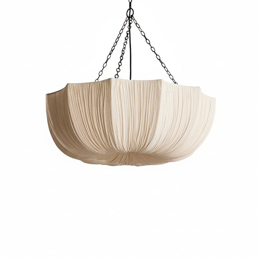 Kira Wabi Sabi Fabric Chandelier | Celestre