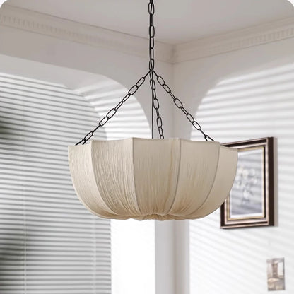 Kira Wabi Sabi Fabric Chandelier | Celestre