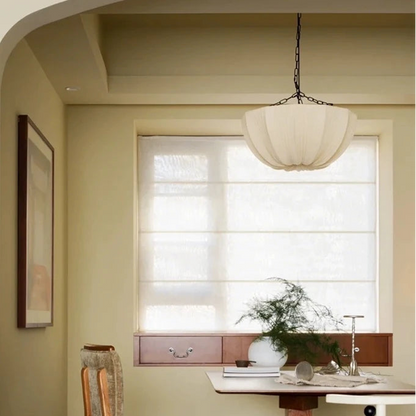 Kira Wabi Sabi Fabric Chandelier | Celestre