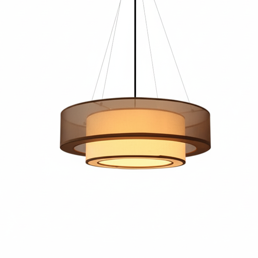 Pora Drum Layered Pendant Light | Celestre
