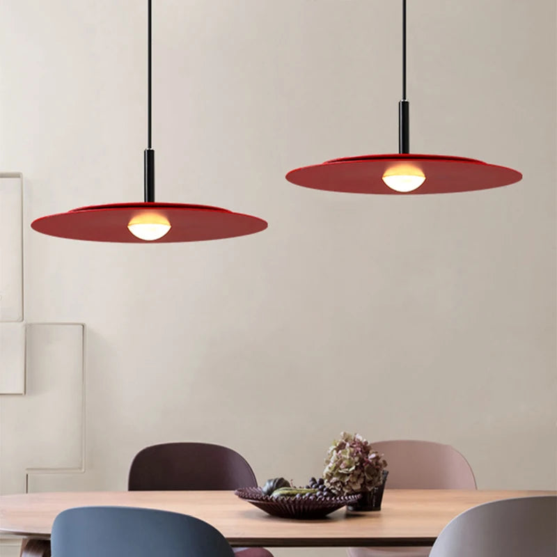 Virro Slim Round Disc Pendant Light | Celestre
