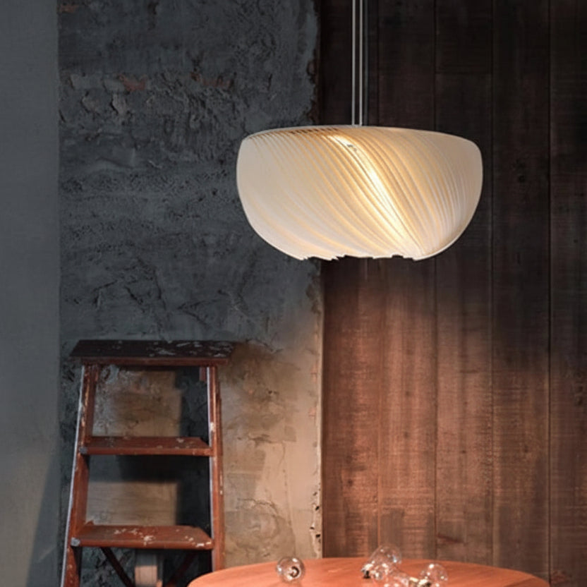 Rlix Round Pleated Chandelier D 60 cm | Celestre