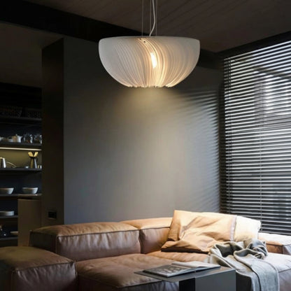 Rlix Round Pleated Chandelier D 50 cm | Celestre