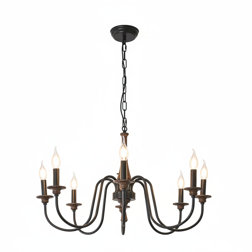 Piva Spindle Candle Style Chandelier | Celestre