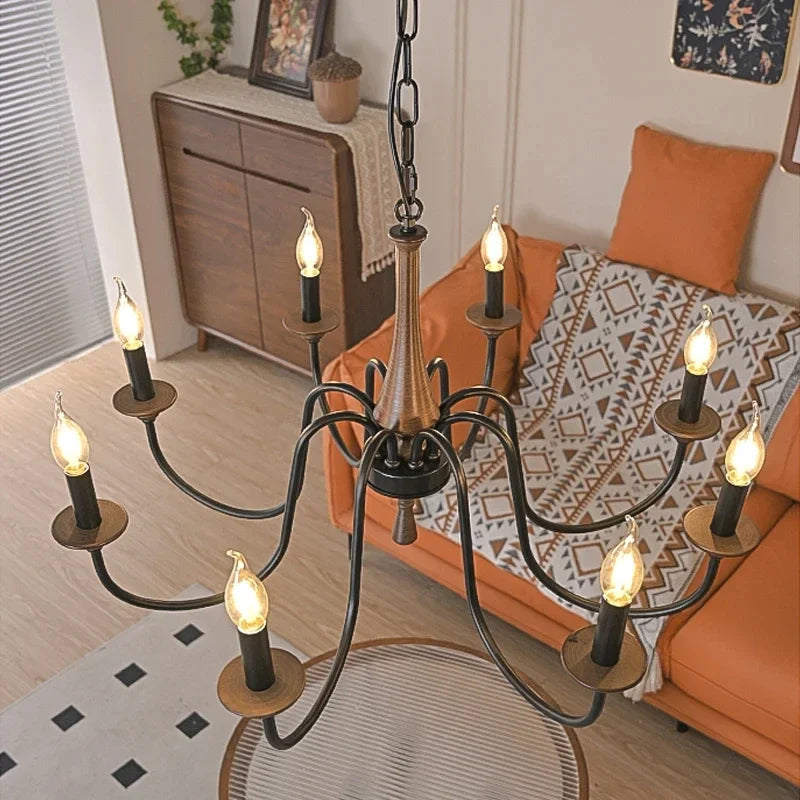 Piva Spindle Candle Style Chandelier | Celestre