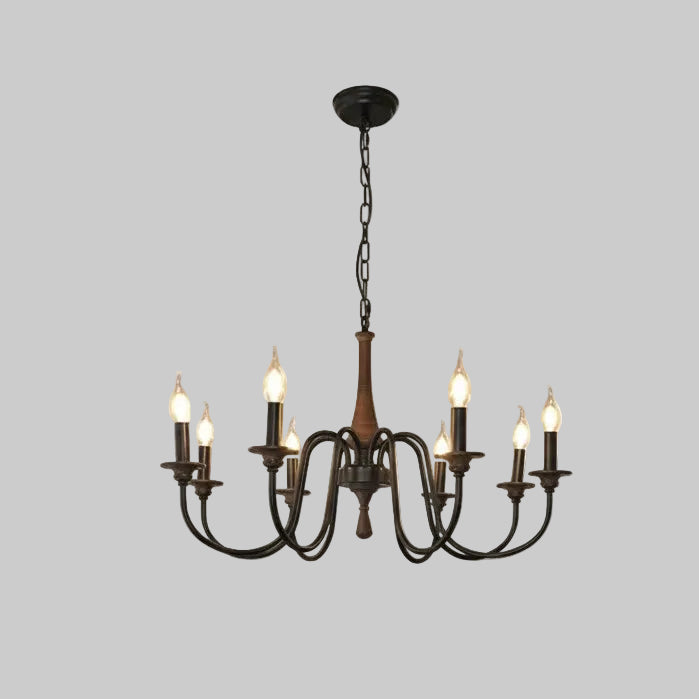 Piva Spindle Candle Style Chandelier 8 Heads | Celestre
