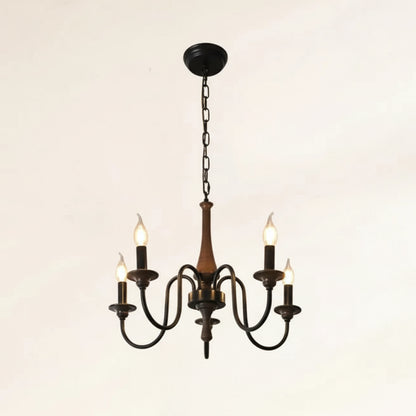Piva Spindle Candle Style Chandelier 5 Heads | Celestre