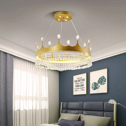 Sivi Crystal Crown Chandelier | Celestre