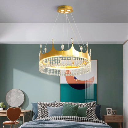 Sivi Crystal Crown Chandelier | Celestre