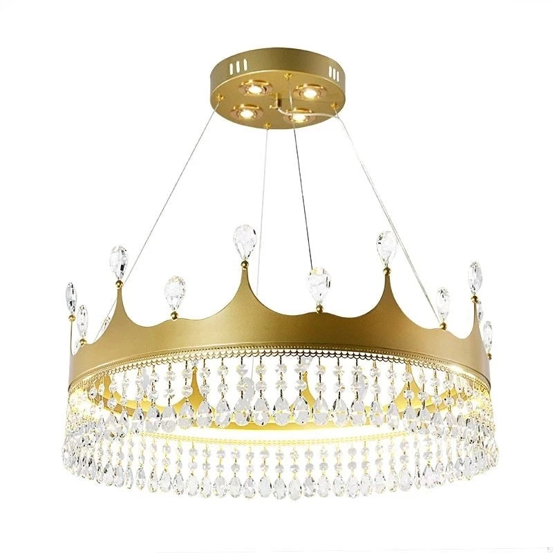 Sivi Crystal Crown Chandelier | Celestre