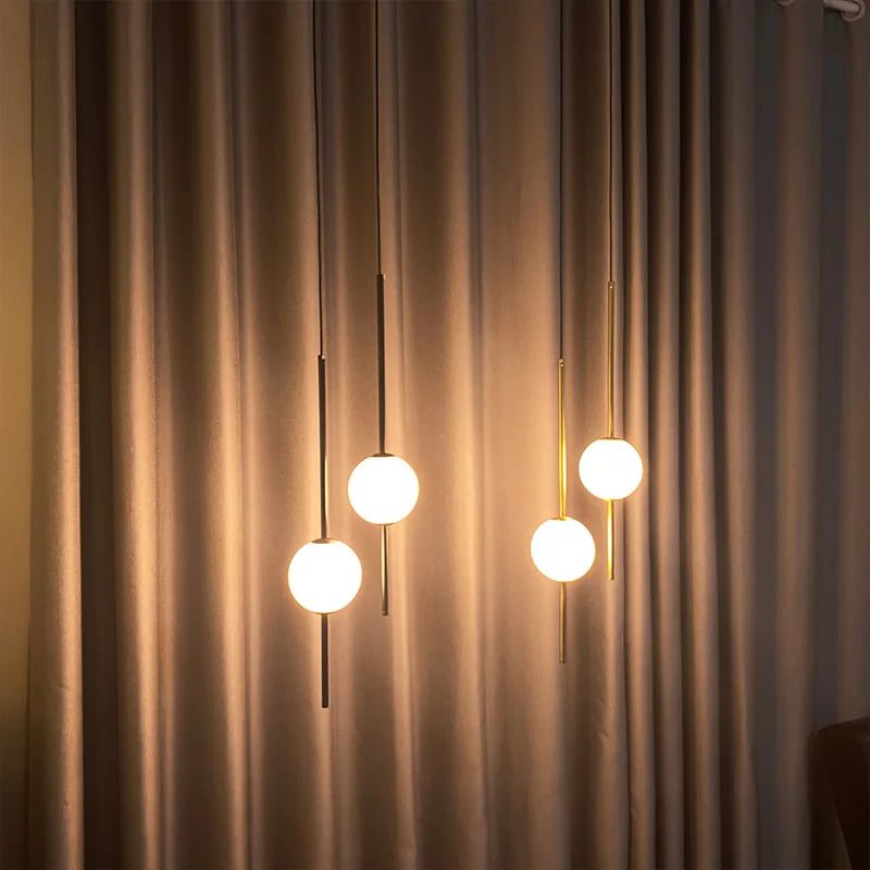 Olure Glass Ball Pendant Light | Celestre