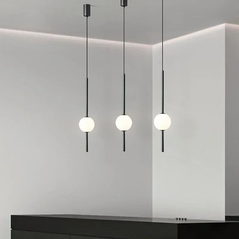 Olure Glass Ball Pendant Light | Celestre