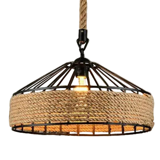 Orra Round Coastal Rustic Pendant Light | Celestre