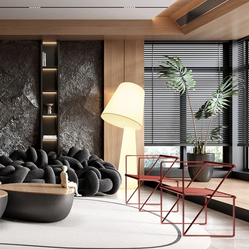 Velix Nordic Column Fabric Floor Lamp | Celestre