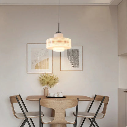 Miru Tiered Drum Pendant Light | Celestre