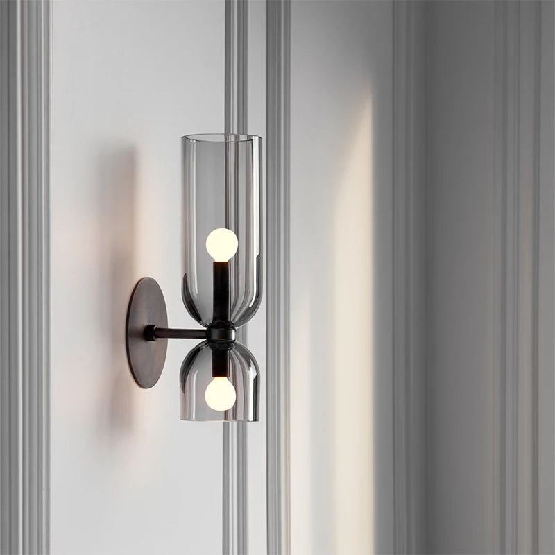 Vora Hourglass Wall Light Smoke Gray | Celestre