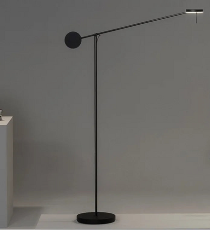Zira Swing Arm Disc Floor Lamp | Celestre