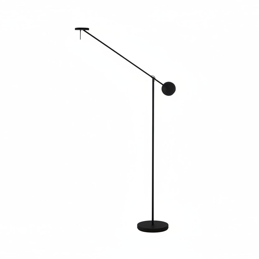 Zira Swing Arm Disc Floor Lamp | Celestre