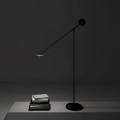 Zira Swing Arm Disc Floor Lamp | Celestre