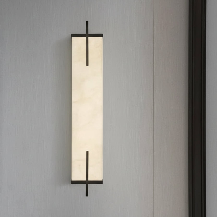 Selo Alabaster Long Diffused Wall Light | Celestre