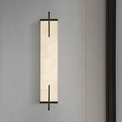Selo Alabaster Long Diffused Wall Light | Celestre