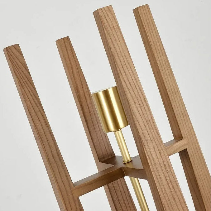 Novra Nordic Solid Wood Floor Lamp | Celestre