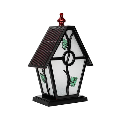 Zezi House Shaped Overlay Pillar Light Default | Celestre