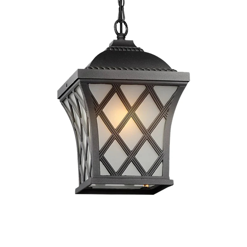 Tyve Crisscross Outdoor Pendant Light | Celestre