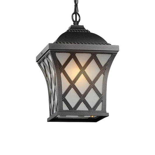 Tyve Crisscross Outdoor Pendant Light | Celestre