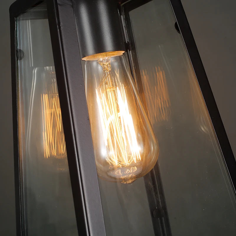 Wevu Tapered Lantern Outdoor Pendant Light | Celestre
