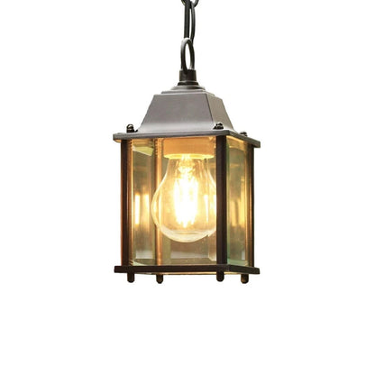 Kixi Rectangular Lantern Outdoor Pendant Light | Celestre