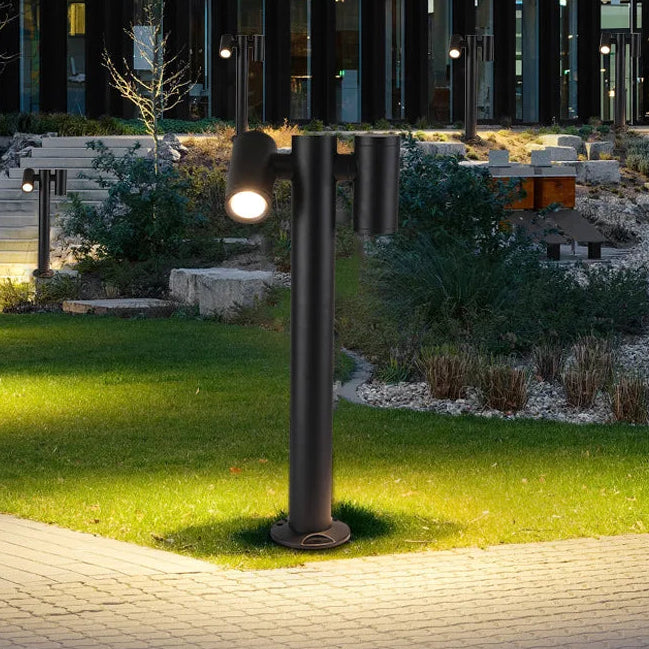 Dias Twin Head Spotlight Bollard Light | Celestre
