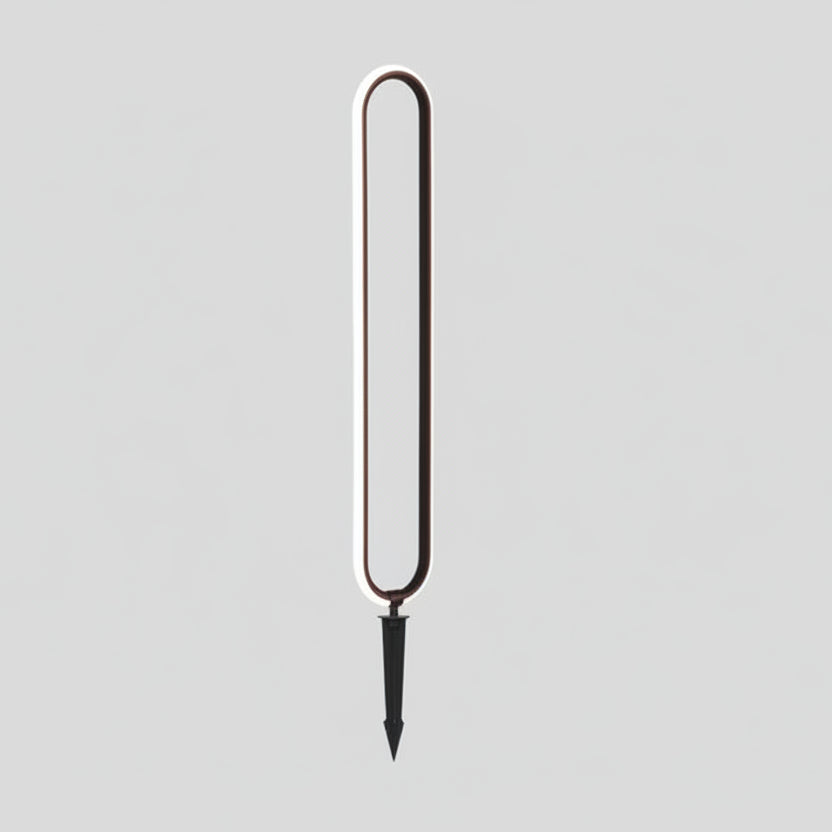 Rine Hoop Oval Bollard Light With Stake | Celestre