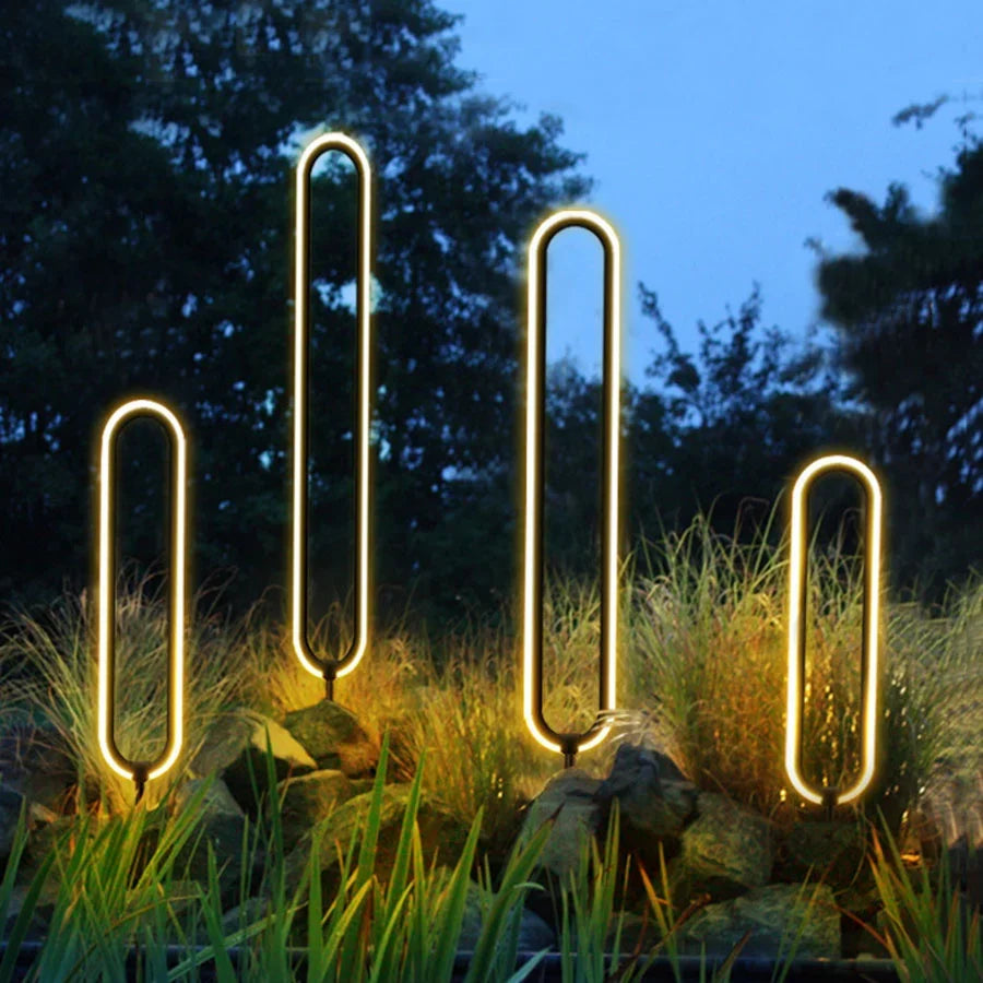 Rine Hoop Oval Bollard Light | Celestre