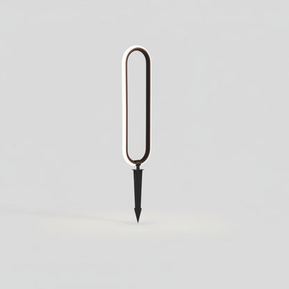 Rine Hoop Oval Bollard Light H 40 cm With Stake | Celestre