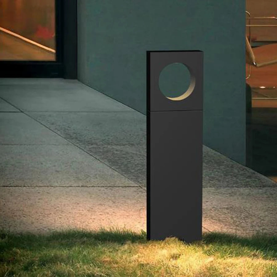 Zyni Rectangular Cutout Bollard Light | Celestre
