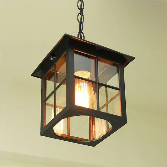 Asin Farmhouse Square Chain Pendant Lantern | Celestre