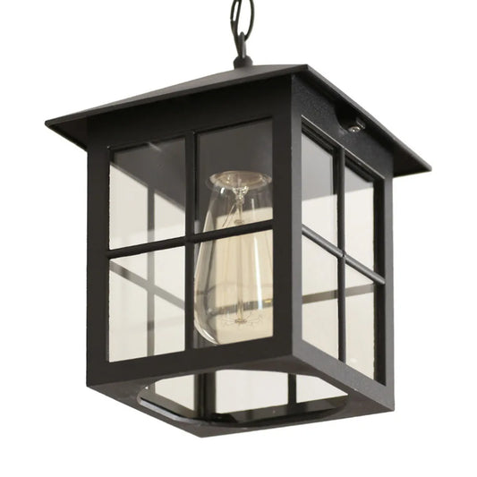 Asin Farmhouse Square Chain Pendant Lantern | Celestre