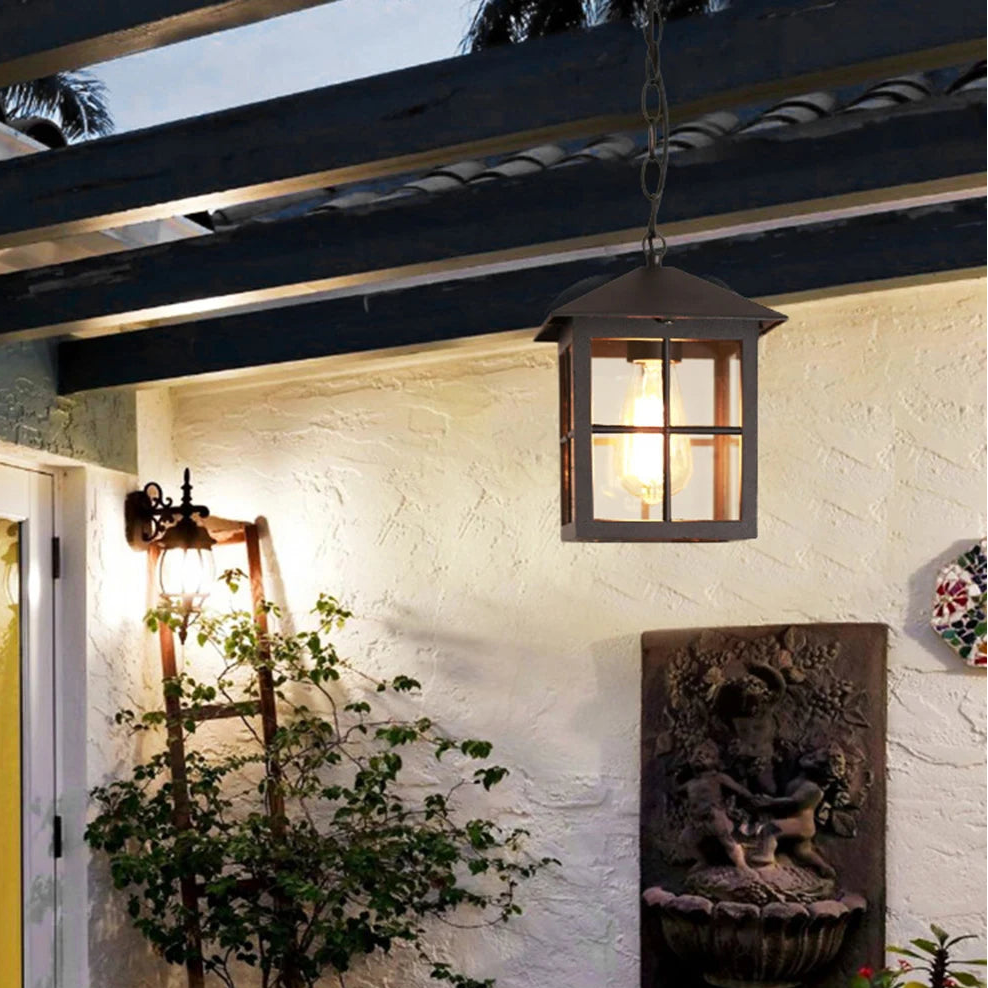 Asin Farmhouse Square Chain Pendant Lantern | Celestre