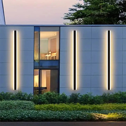 Leba Linear Bar Outdoor Wall Light H 180 cm | Celestre