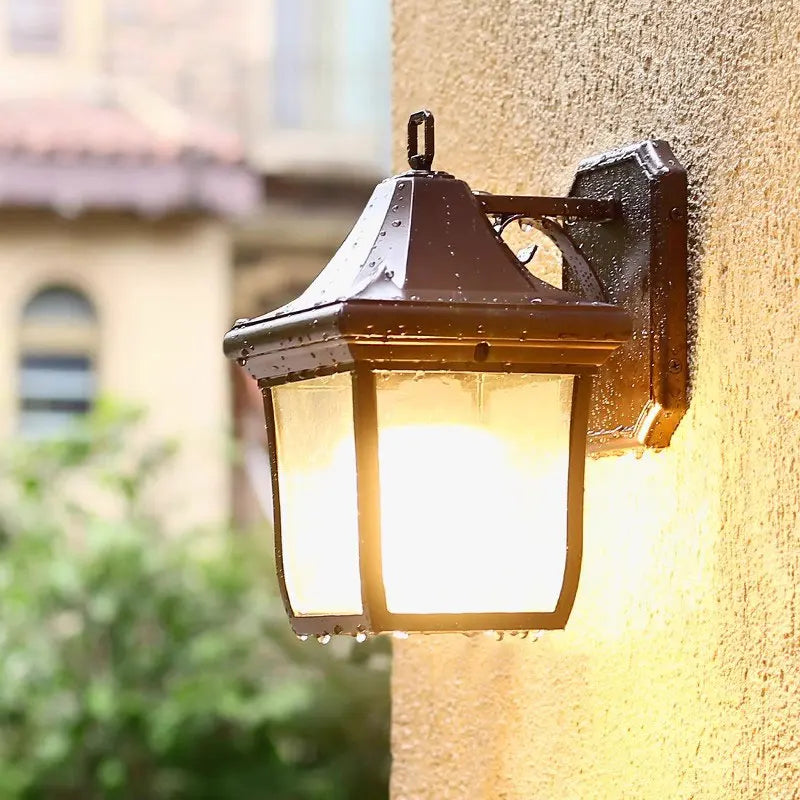 Fyra Square Lantern Outdoor Wall Light | Celestre