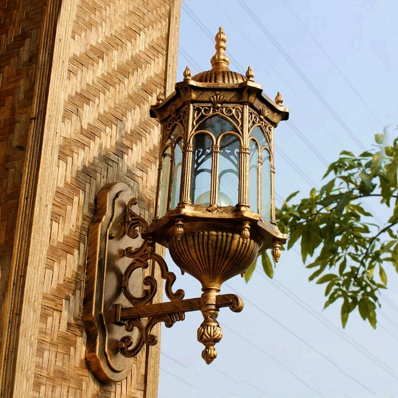Ivri Gothic Outdoor Wall Lantern | Celestre