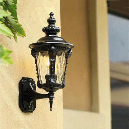 Jira Lantern Scrollwork Outdoor Wall Light | Celestre