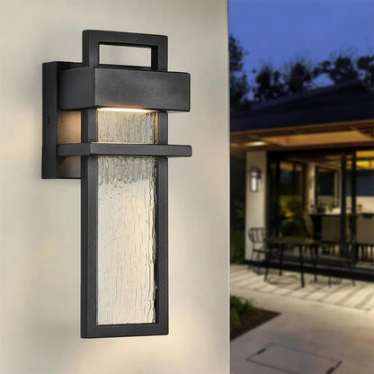 Havo Linear Raindrop Outdoor Wall Light | Celestre
