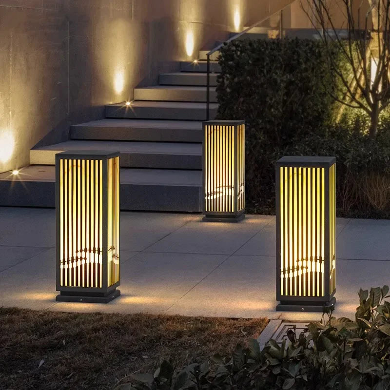 Tizi Rectangular Pedestal Bollard Light | Celestre