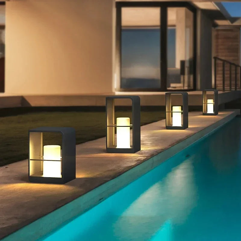 Firu Rectangular Tube Outdoor Lantern | Celestre