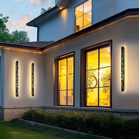 Leyi Linear Strip Outdoor Wall Light H 100 cm | Celestre