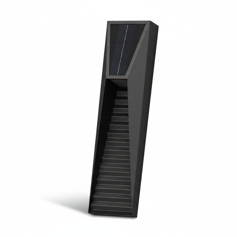 Voni Slatted Outdoor Solar Wall Light | Celestre