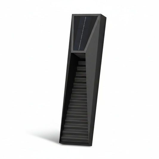 Voni Slatted Outdoor Solar Wall Light | Celestre
