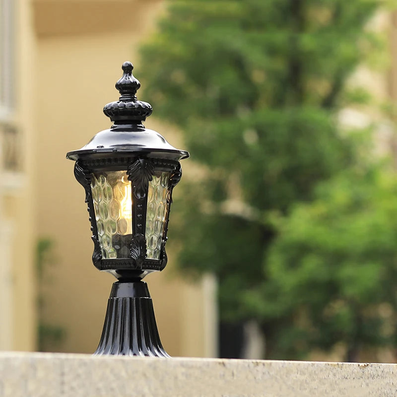 Lino Lantern Ripple Pillar Light | Celestre